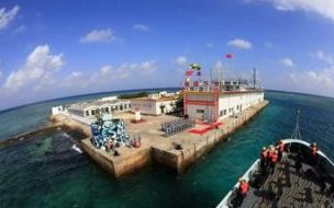 南海填海还在继续吗 中国在南沙大规模填海